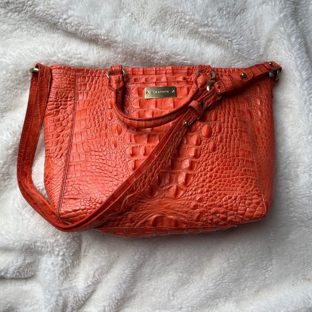 Orange Brahmin Bag